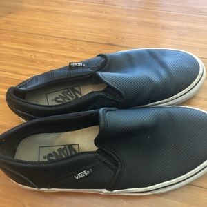 Van’s classic leather slip on
